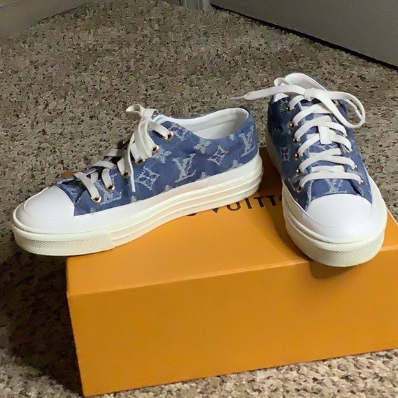 ♟️ Louis Vuitton Denim Stellar Sneaker ♟️ - Picture 3 of 14